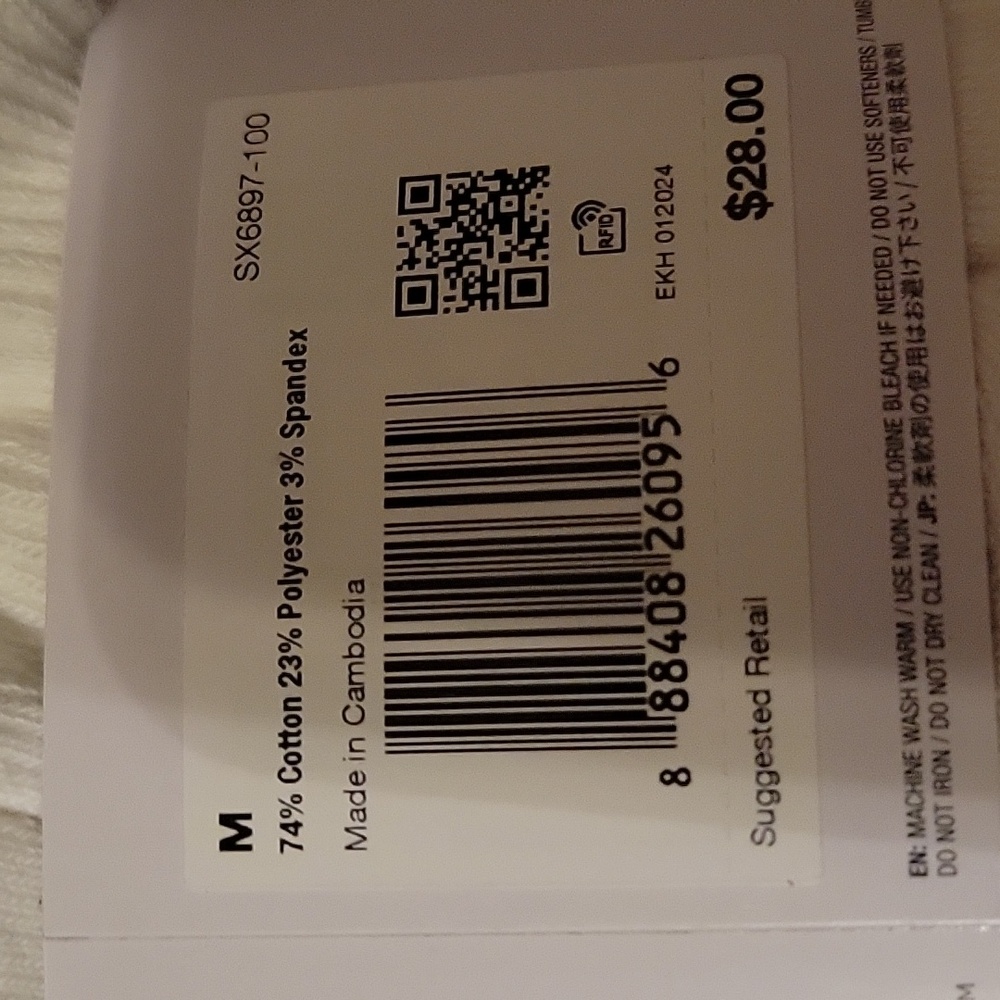 NWT: NIKE Everyday Plus DRI-FIT Cotton Cushioned Crew Socks 6 Pack - Picture 7 of 7